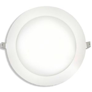 Plafon Led Embutir Bivolt Redondo 18 Watts 2700K - 03206A - OUROLUX