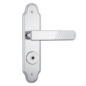 Fechadura 1803/21 Tetra Externa com Acabamento Cromado e Espelho de Aço Inox - 11435 - STAM