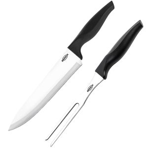 Conjunto de Facas com 2 Peças Cross Preto - 2556/308 - BRINOX