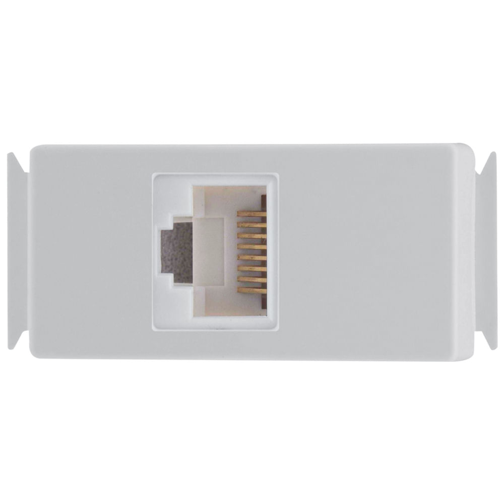 Imagem do produto Módulo para Tomada para Transmissão de Dados RJ45 cat6 Aria Branco - 57217056 - TRAMONTINA