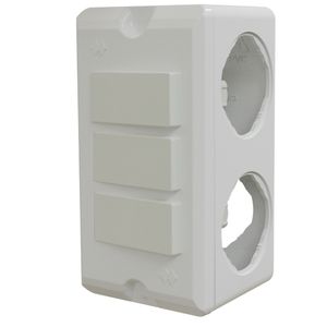 Conjunto com 3 Interruptores Simples Poliwetzel PVC - E017212042 - WETZEL