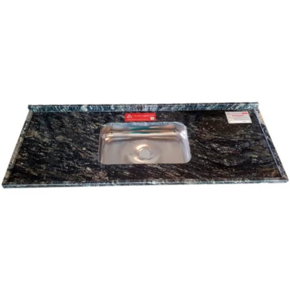 Imagem do produto Pia de Granito Preto Indiano 1,50 Metro - LA