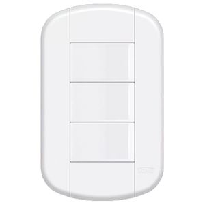 Conjunto de 3 Interruptores Simples 16A/250 Volts Blanc Mais - 11139124 - FAME
