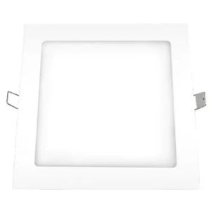 Plafon LED de Embutir Bivolt 12 Watts 4000K Quadrado - 03209B - OUROLUX