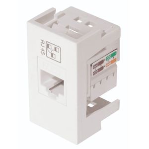 Módulo Tomada para Rede de Informática RJ45 CAT 5E 8Vias Modulo - 1140 - FAME