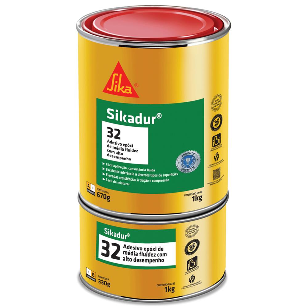 Imagem do produto Impermeabilizante Sikadur Epoxy 32 1 Kilos - 103099 - SIKA