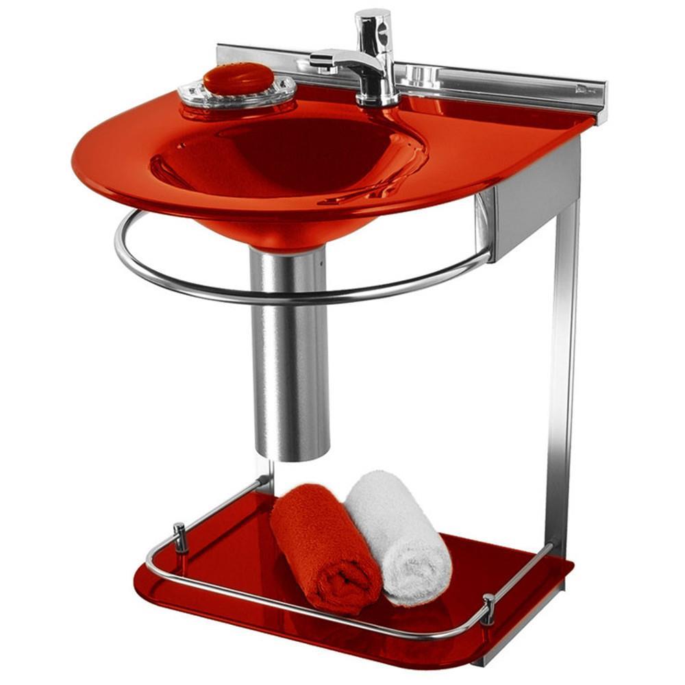 Imagem do produto Lavabo Cris Mold Vermelho 50 x 46 x 62,5 - 973 - CRIS-METAL