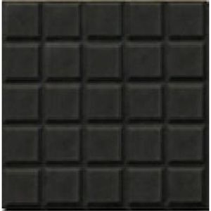 Piso 25 Dados Preto 20x20cm Amarrado com 20 Peças 0,80m² - ARTESANAL