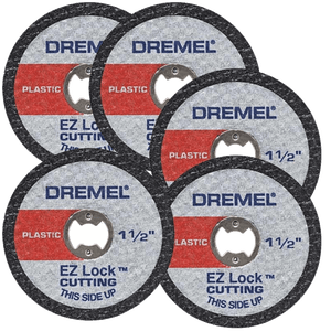 Disco de Corte para Plástico Ez Lock 1.1/2"" Polegadas 38mm Embalagem com 5 Unidades - EZ476 - DREMEL