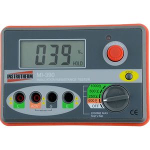 Megôhmetro Digital Portátil 1000 Volts MI-390 - 04370 - INSTRUTHERM