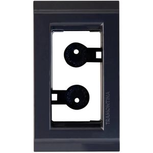 Placa para Móvel 1 Posto Preto Liz Grafite - 57106034 - TRAMONTINA