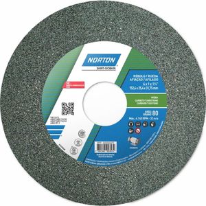 Rebolo Metal Duro 39C 60 KVK 152,4x19,0x31,75mm - 66243464671 - NORTON