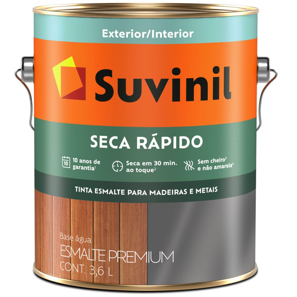 Imagem do produto Tinta Esmalte Brilhante Seca Rápido 3.6 Litros Tabaco - 53698898 - SUVINIL