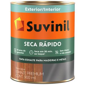 Tinta Esmalte Brilhante Seca Rápido 900ml Azul Del Rey - 53699481 - SUVINIL