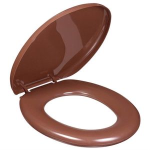 Assento Almofadado Oval Marrom MR1 - TPK/AS - ASTRA