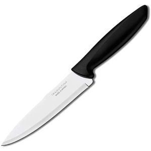Faca Chef em Aço Inox com Cabo Preto de 8"" da Linha Plenus - 23426108 - TRAMONTINA