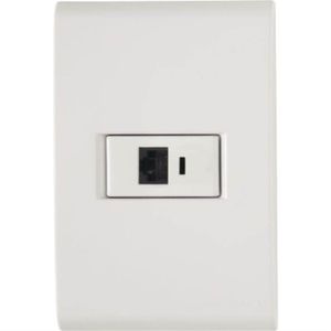 Conjunto Liz Branco 4x2 com 1 Tomada RJ45 CAT:6 - 57170022 - TRAMONTINA