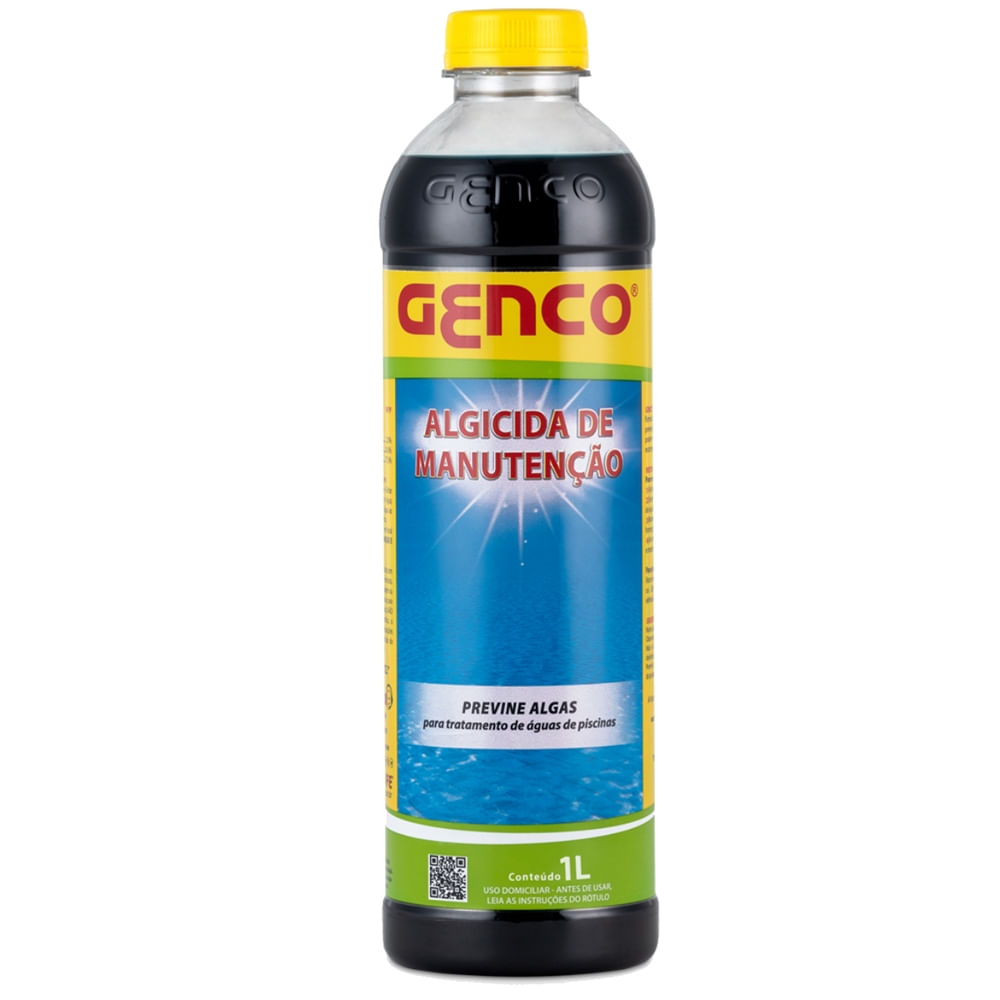 Imagem do produto Algicida Manutenção para Tratamento de Piscina 1 Litro - 453130A - GENCO
