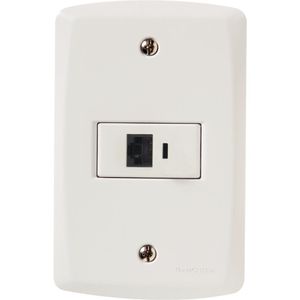 Conjunto Lux2 Branco 4x2 com 1 Tomada Para Telefone RJ11 - 57145019 - TRAMONTINA