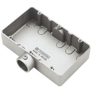 Condulete Triplo Tipo ""ET"" sem Tampa e sem Rosca de 3/4"" Polegadas - 56112042 - TRAMONTINA