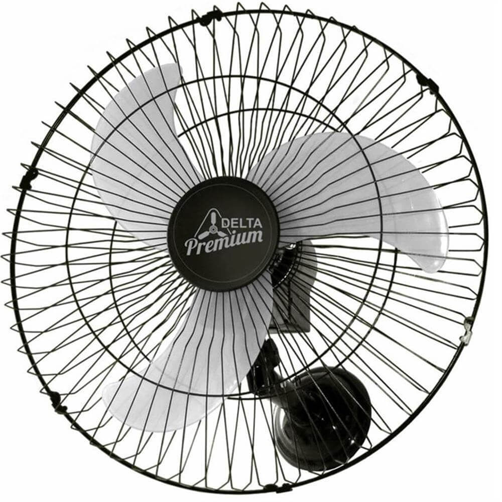 Imagem do produto Ventilador de Parede Oscilante 60cm Premium Preto 170 Watts Bivolt - 736425 - VENTI DELTA