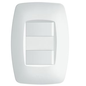 Conjunto 2 Interruptores Simples Distanciados 10A 250 Volts Elegance - 2253 - FAME