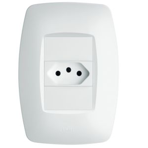 Conjunto Tomada 2P+T 10A 250 Volts Elegance - 2257 - FAME