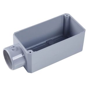 Condulete Fixo Tipo ""E"" sem Tampa e com Rosca BSP de 1/2"" Polegada - 56102001 - TRAMONTINA