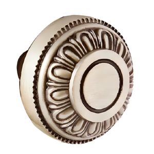 Maçaneta Bola Colonial para Fechadura Zamac em Latão - 029265 - ALIANÇA