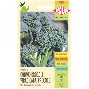 Sementes de Couve-Brócolis Piracicaba Precoce com 2 Gramas - 10821 - ISLA