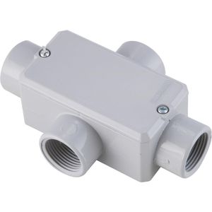 Condulete Fixo Tipo ""X"" com Rosca e Pintura de 2"" Polegadas - 56109086 - TRAMONTINA