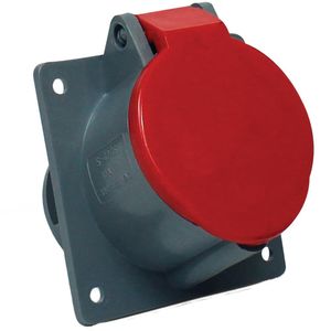 Tomada de Embutir 3P+T 32A 380/440V - S4246 - STECK