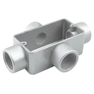 Condulete Fixo Tipo ""X"" sem Tampa e com Rosca BSP de 1/2"" Polegada - 56109001 - TRAMONTINA