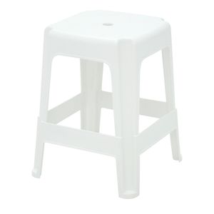 Banqueta Icaraí em Polipropileno Branco - 92410010 - TRAMONTINA