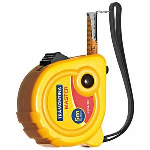 Trena Flexometro Com Fita Em Aço Temperado de 5 Metros - 43156305 - TRAMONTINA