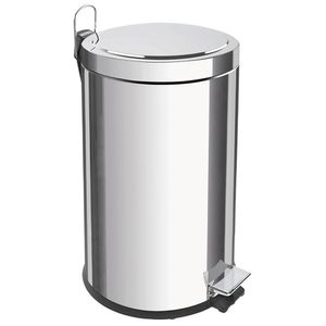 Lixeira em Aço Inox com Pedal 12 Litros - 94538112 - TRAMONTINA