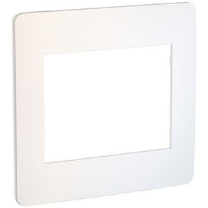 Placa 4x4 6 Postos Chrome Soft Branca Orion - S732203409 - SCHNEIDER