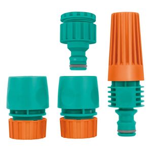 Conjunto com 4 Peças de Engates Rápidos e Esguicho - 78580610 - TRAMONTINA