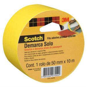 Fita Demarca Solo Amarela 50mm x 10m - H0002204149 - 3M