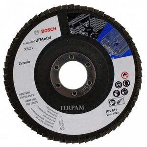 Disco Flap X521 para Metal Grão 60 115mm - 2608619289 - BOSCH