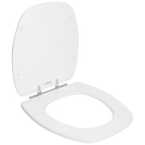 Tampa Assento Sanitario Em MDF Laqueado Thema Branco Atlas AT3064/2 - PRIMAFER