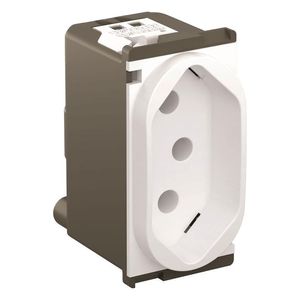 Tomada 2P+T PB 10A Nereya Branco - 663050 - PIAL