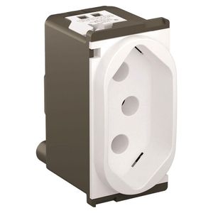 Tomada 2P+T PB 20A Nereya Branco - 663056 - PIAL