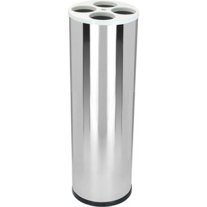 Lixeira para Copos de Água em Inox com Tampa Plástica - E20B - JSN