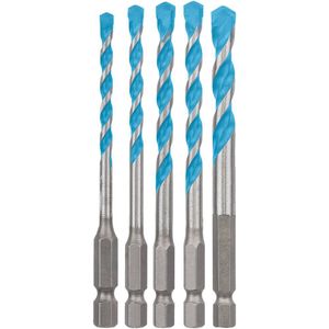 Jogo De Brocas Multiconstrução, Mecha Multimaterial HEX-9 Com 5 Peças 4/5/6/6/8mm- 2608900585000 - BOSCH