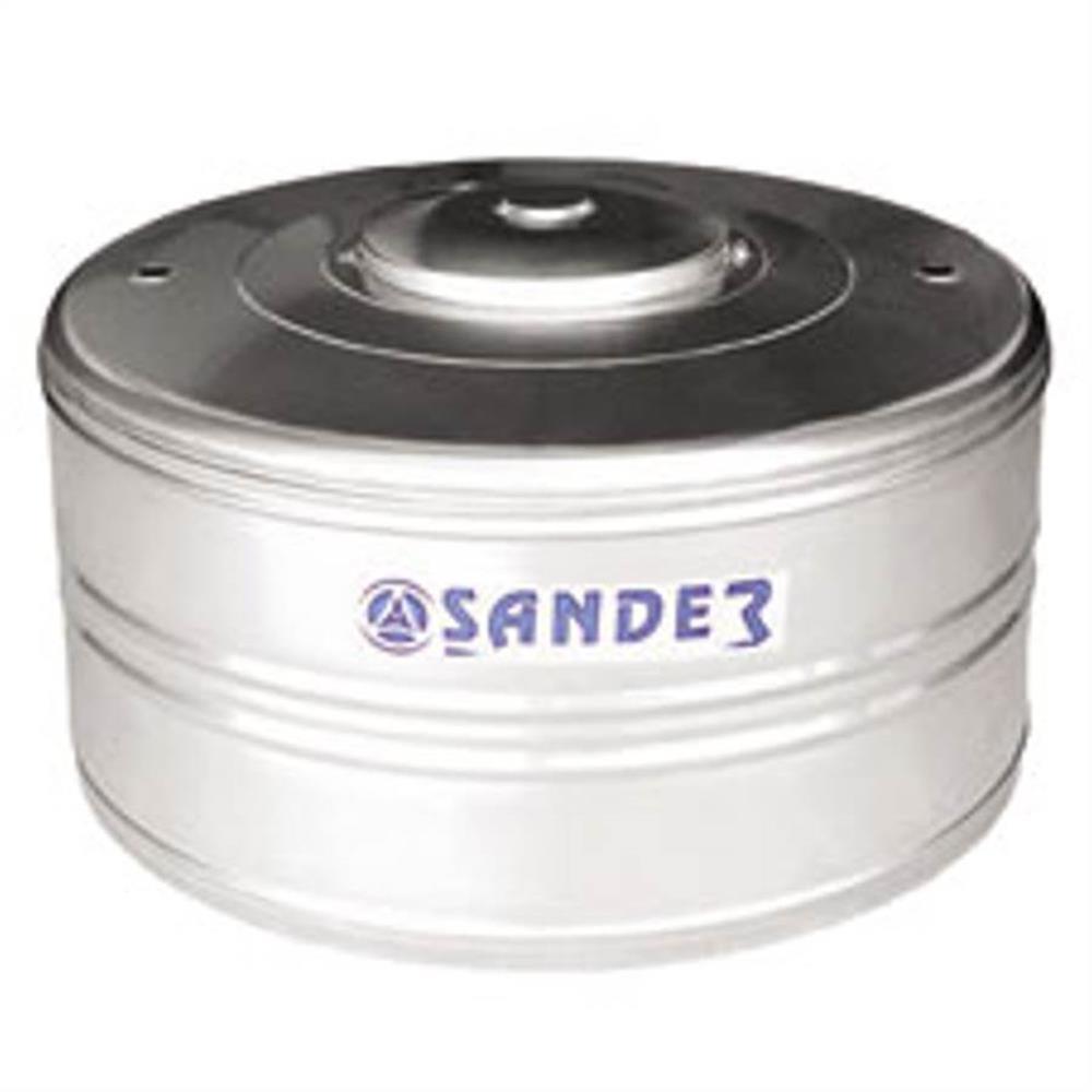Imagem do produto Caixa D' Água Em Aço Inox Com Tampa 500 Litros Compacta Funda - SANDER
