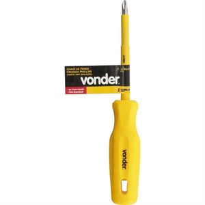Chave Philips com Haste Isolada 1000V Nº2 1/4x4"" - 30.72.800.144 - VONDER