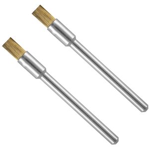 Kit de Escovas em Latão de 3,2mm para Limpeza Sem Risco com 2 Peças- 26150537AA000 - DREMEL