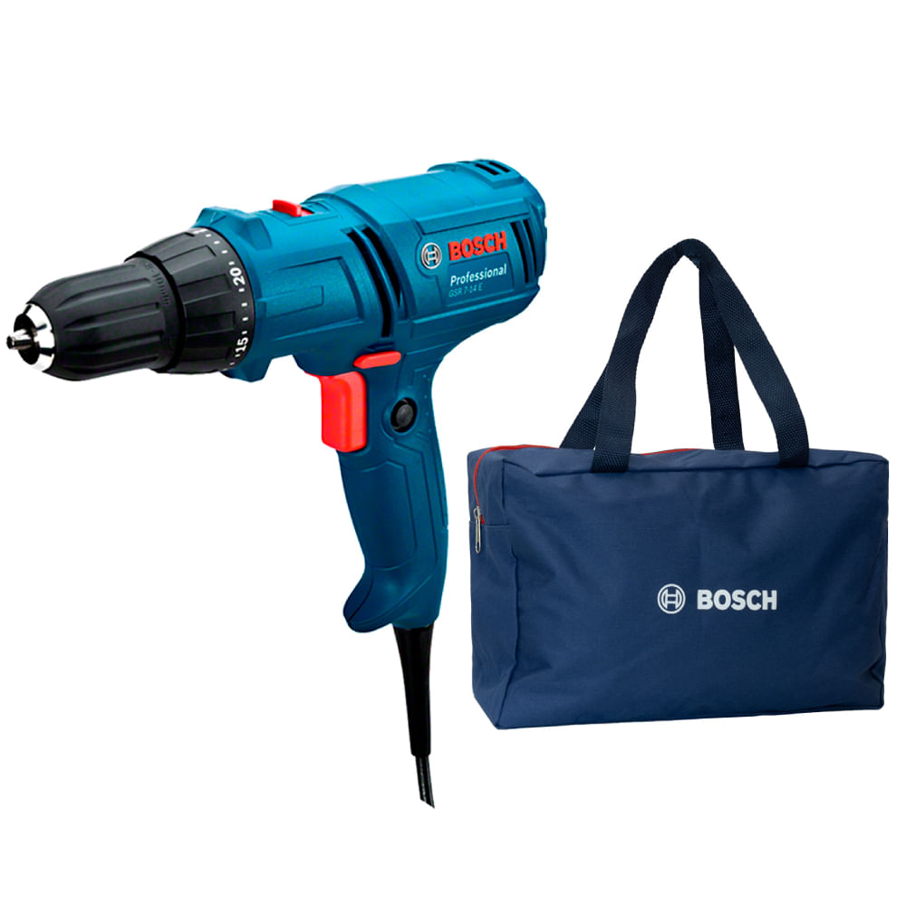 Imagem do produto Parafusadeira/Furadeira GSR 7-14E 400 Watts 220 Volts + Bolsa - 06014470E2000 - BOSCH