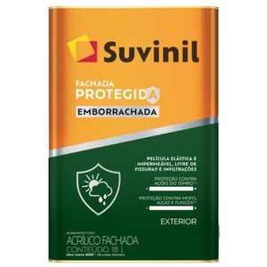 Tinta Acrilíca Fachada Protegida Emborrachada Branco Neve 18 Litros - 50842046 - SUVINIL